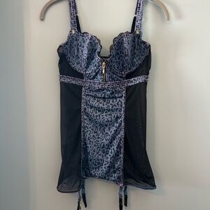 Victoria's Secret Leopard Print Chemise